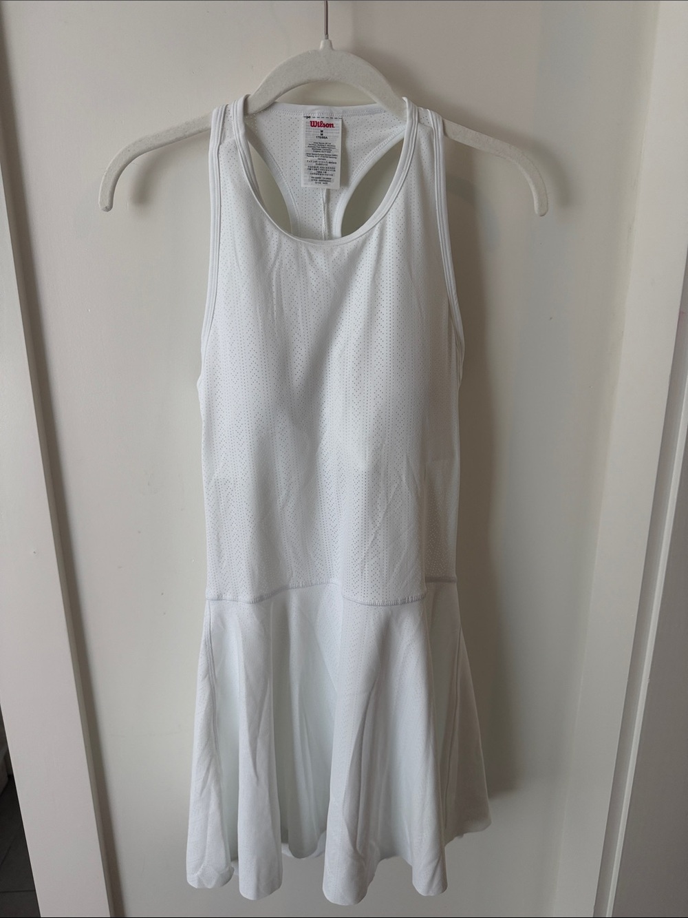 Wilson White Racerback Tennis Dress